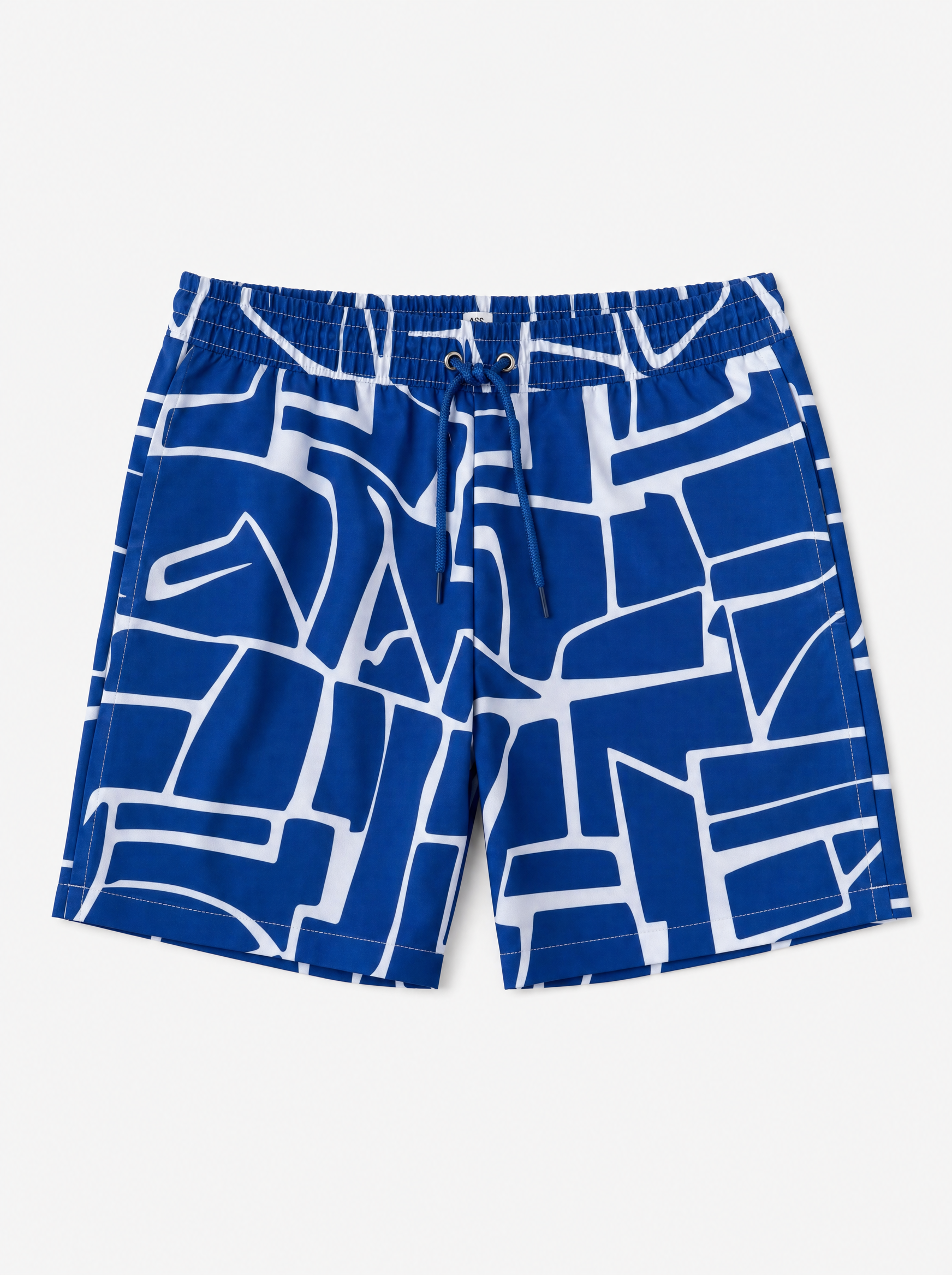 Tommaso Geometric Print Swim Shorts